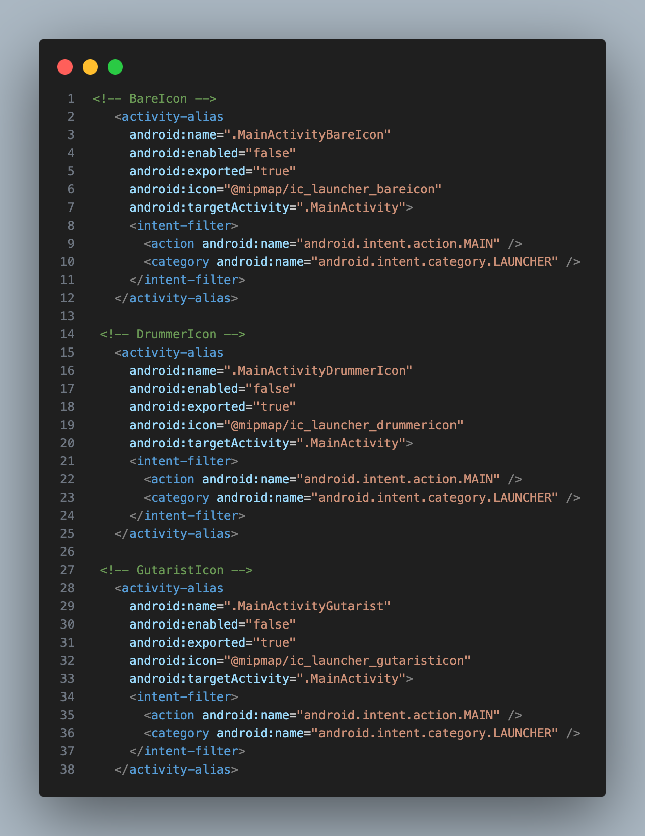 Android Manifest