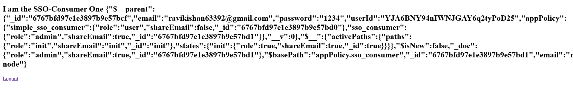 SSO Client 1