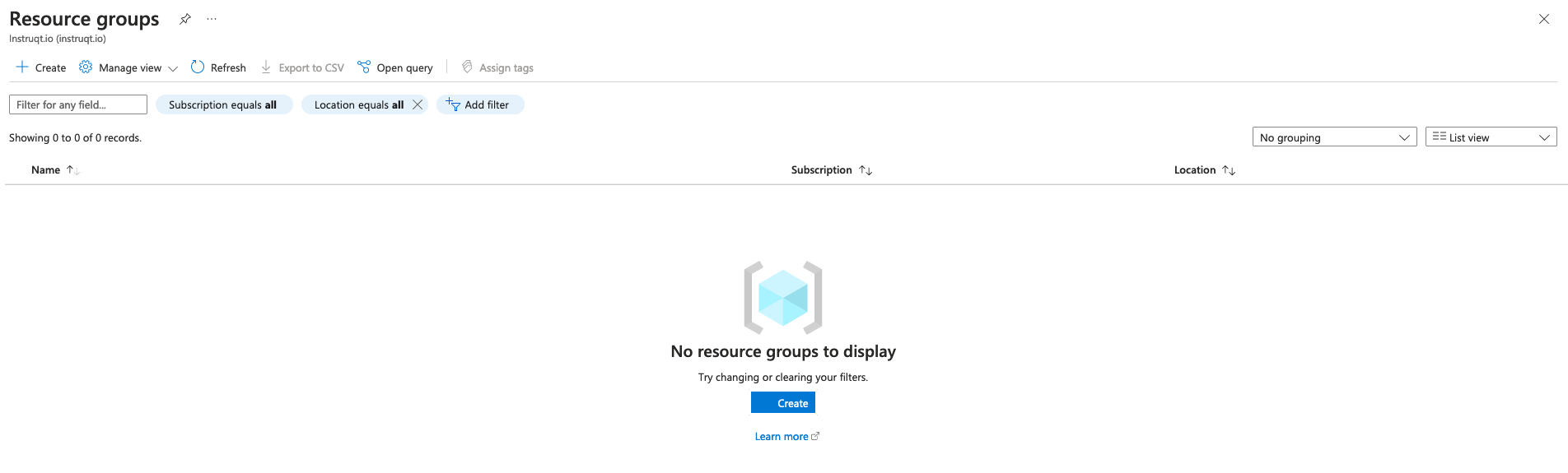 Resource Groups