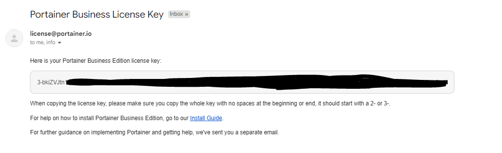 License Key