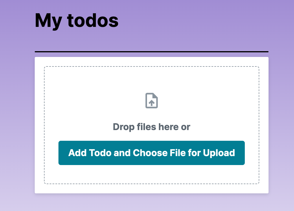 Storage Manager displayed with upload button