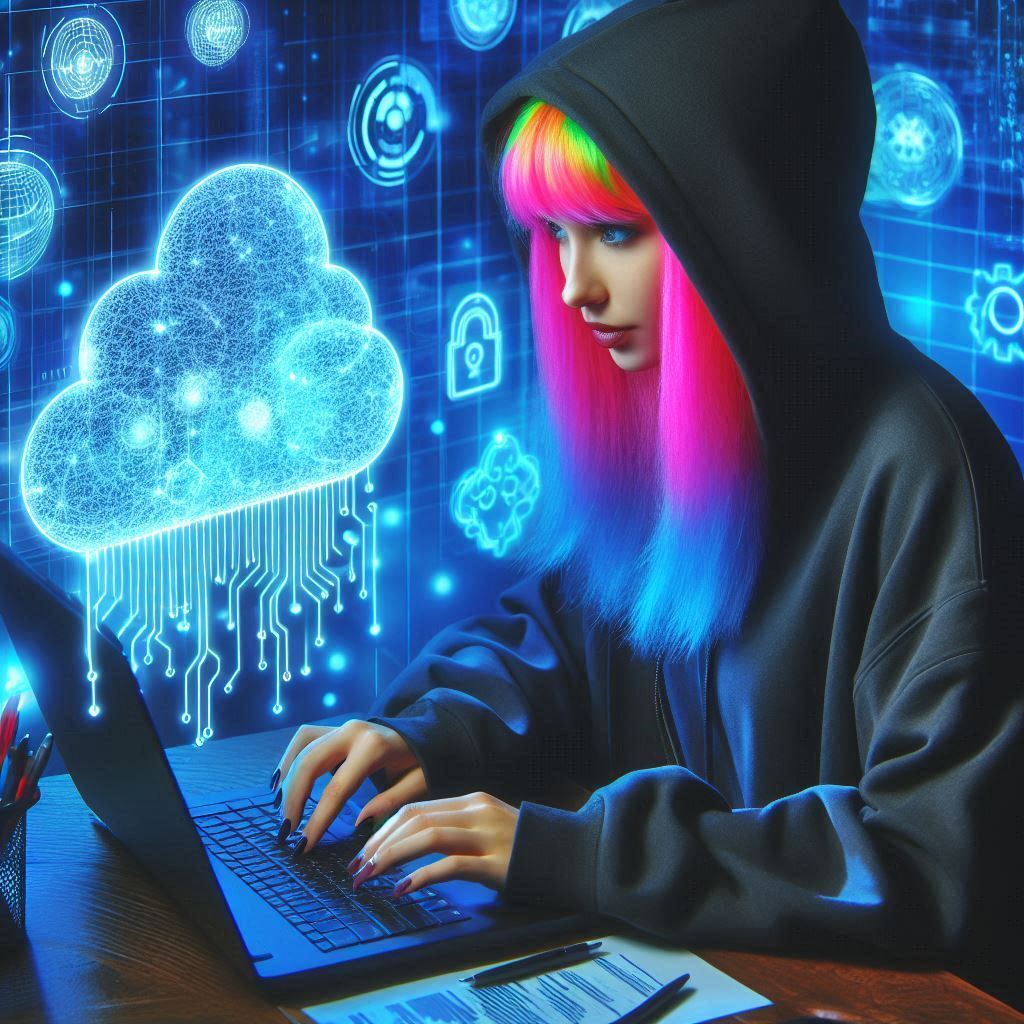 An AI generated image of an hacker