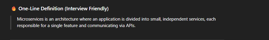 Microservices overview