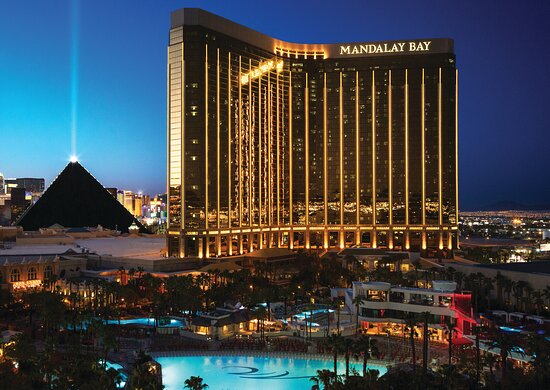 Left: Luxor, Right: Mandalay Bay