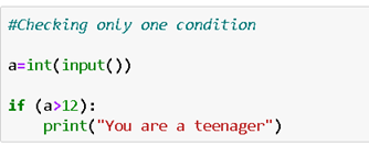 Checking basic condition