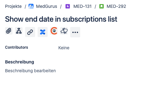 A ticket with a missing description