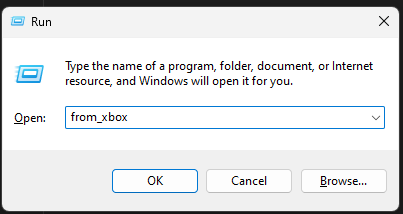Running from_xbox