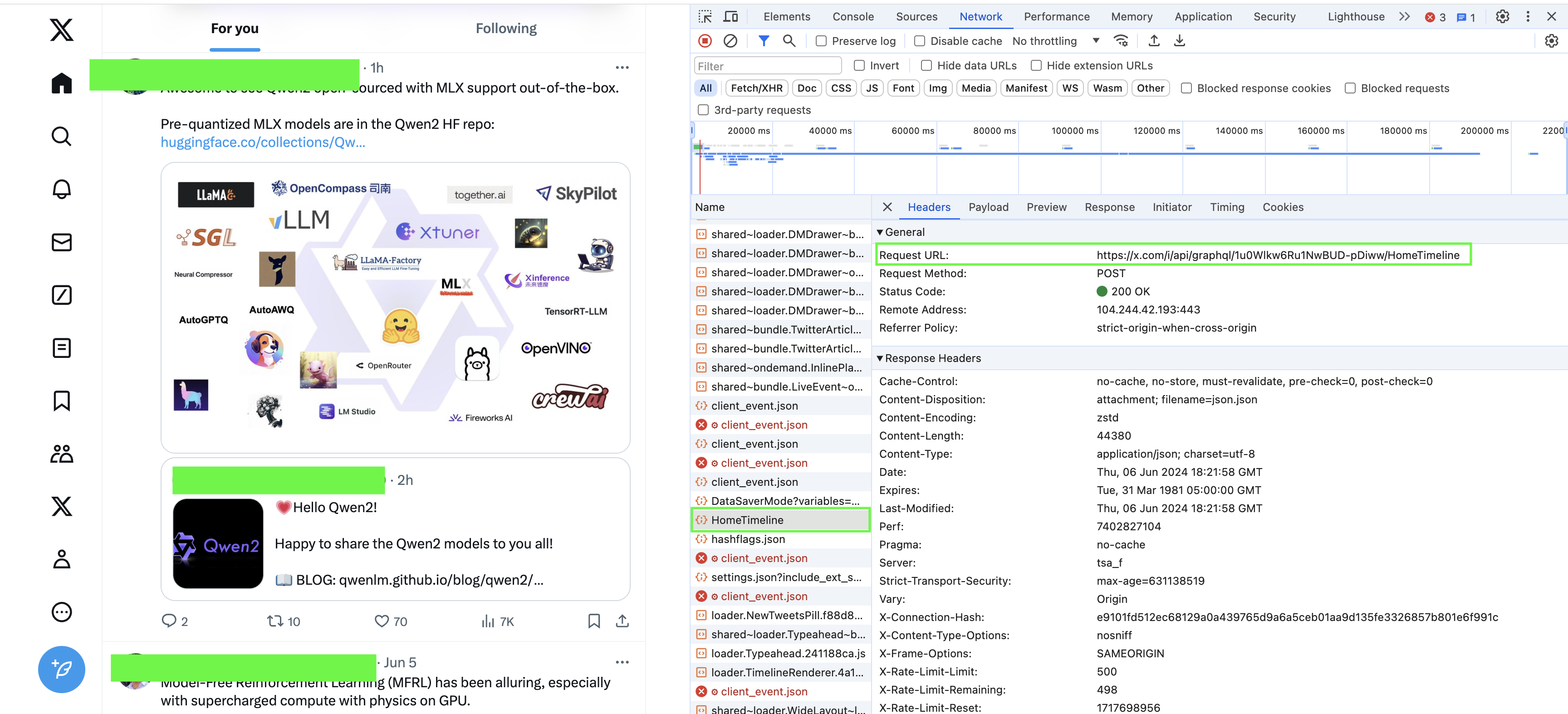Inspector Network Tab Preview