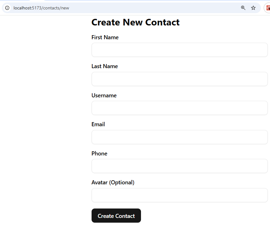 Form page without sidebar