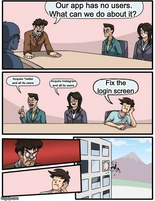 Boardroom meme