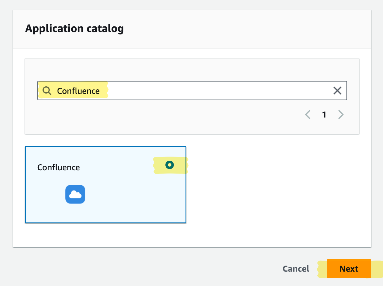 Search for Confluence