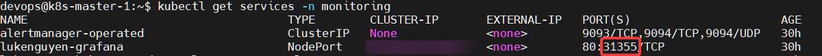 grafana-node-port