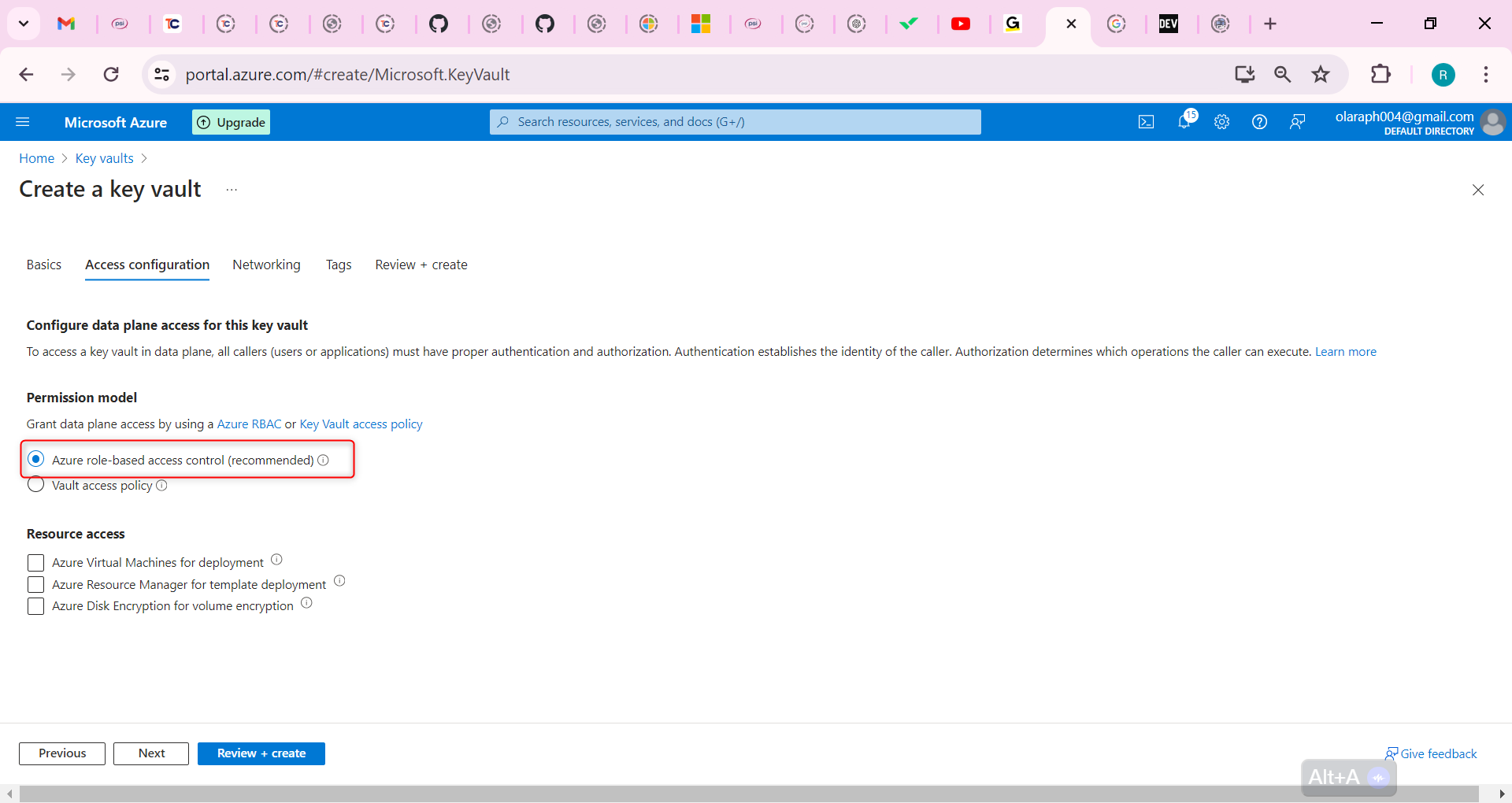 Azure role-based access control