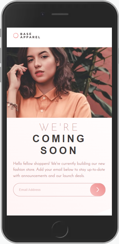mobile design layout