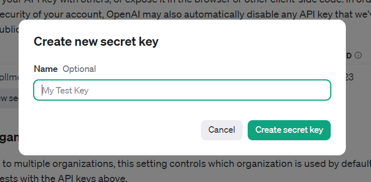 openai key creation process