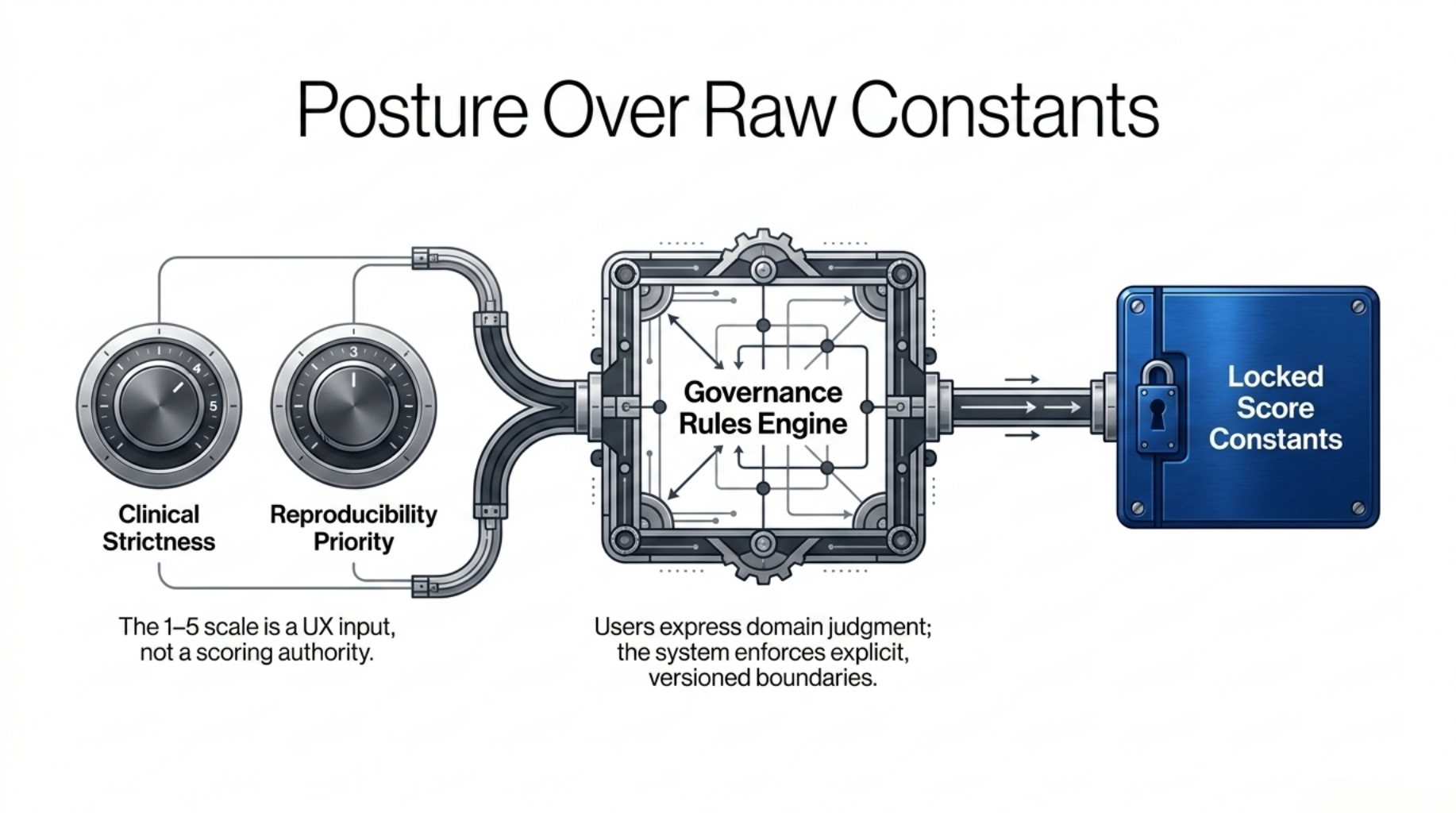 Posture over raw constants