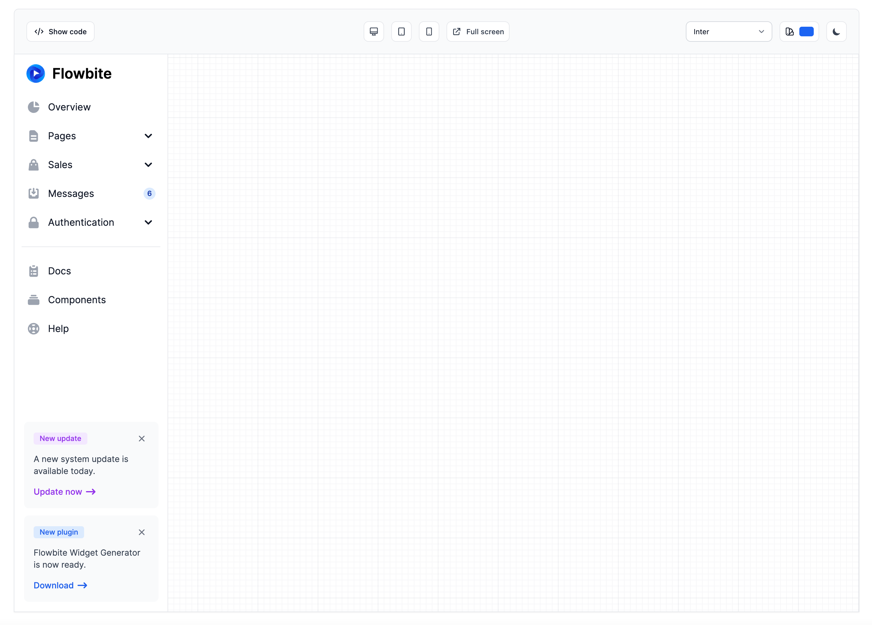 Sidenav with notifications