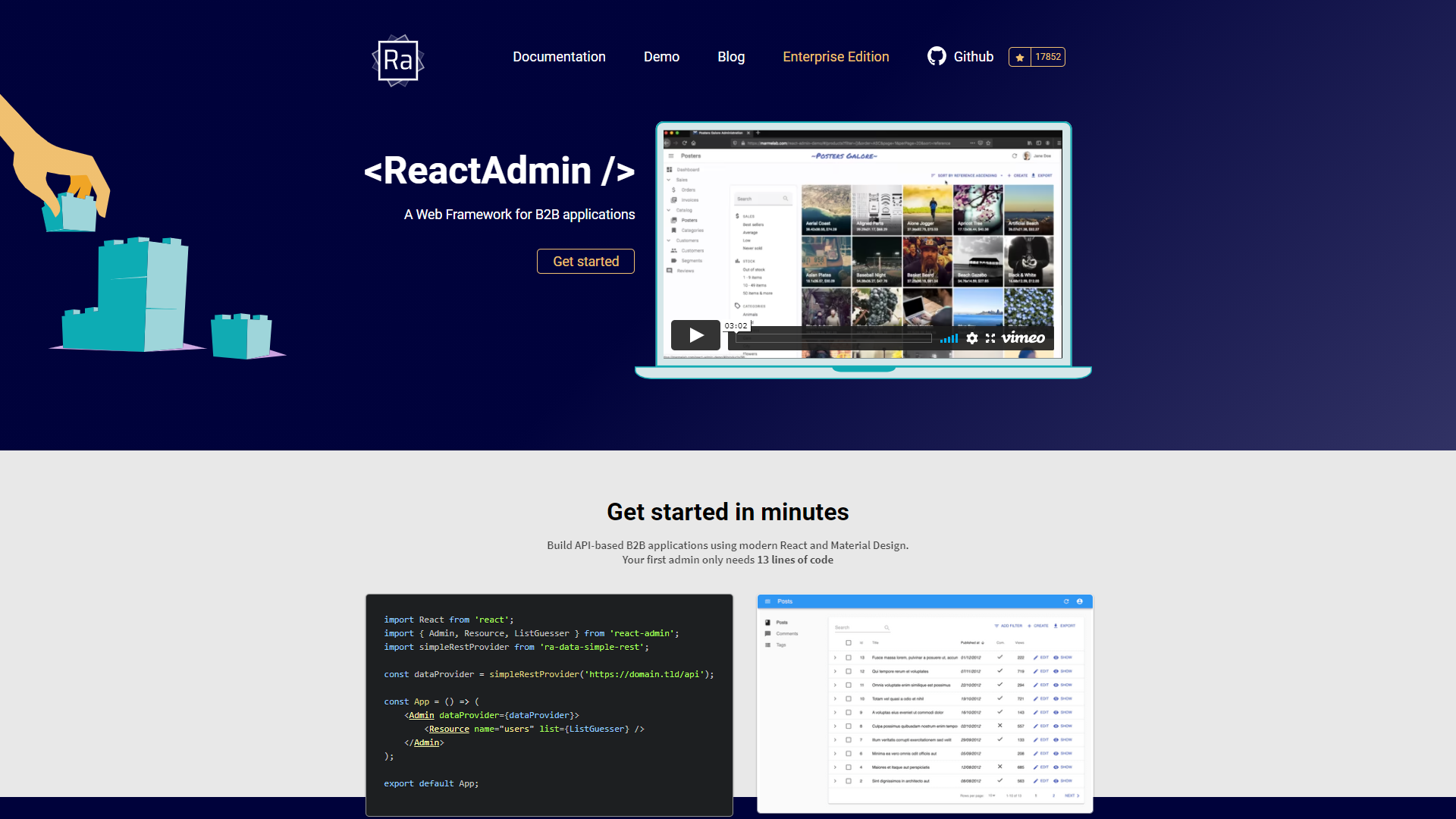 react admin