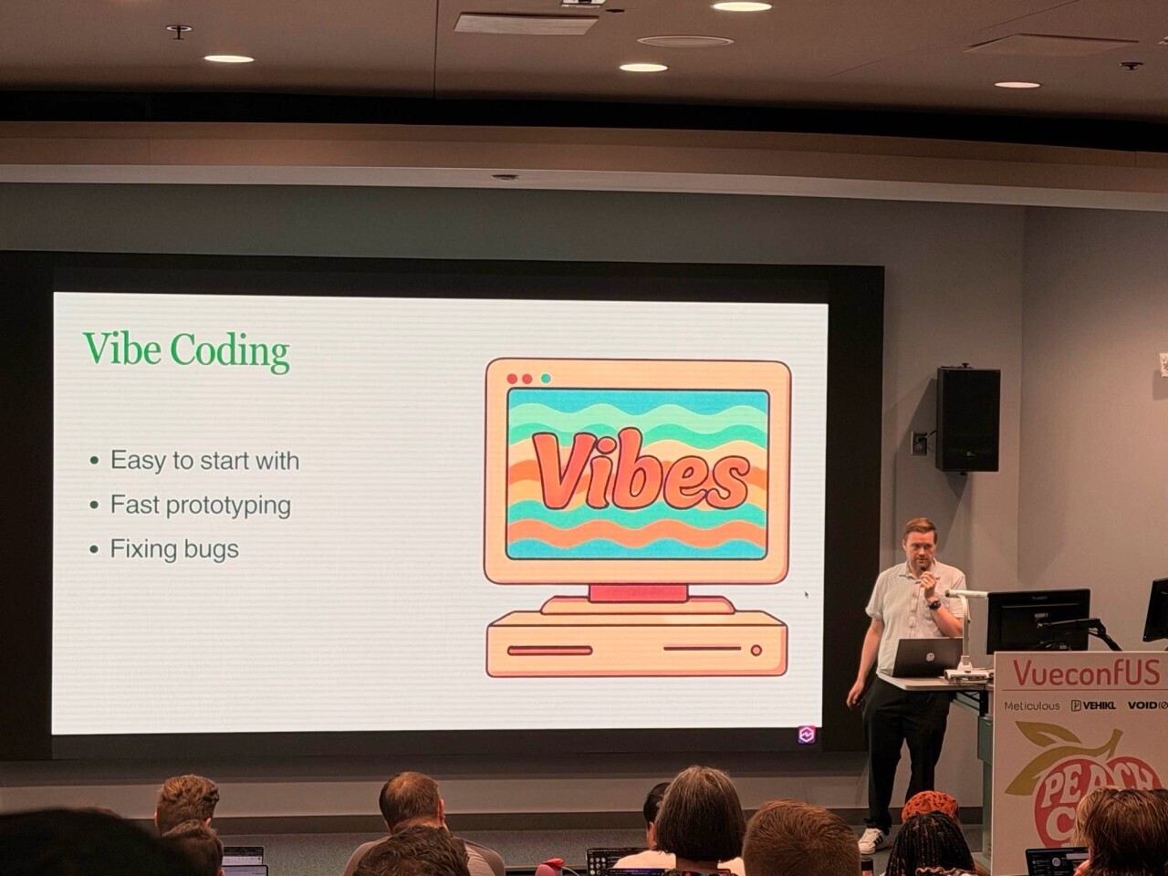 Erik Speaking at VueConf
