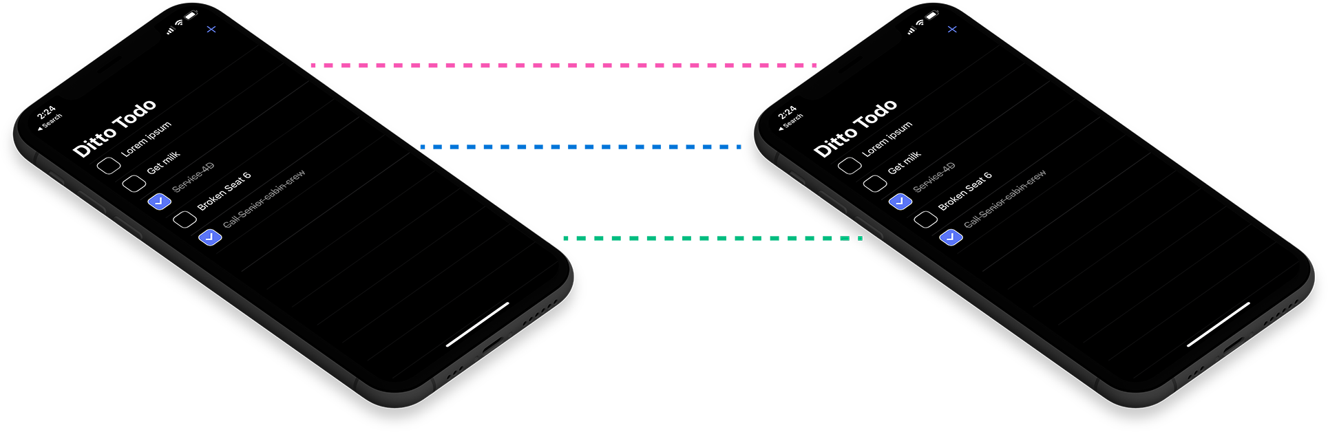 Why can't apps send data directly?