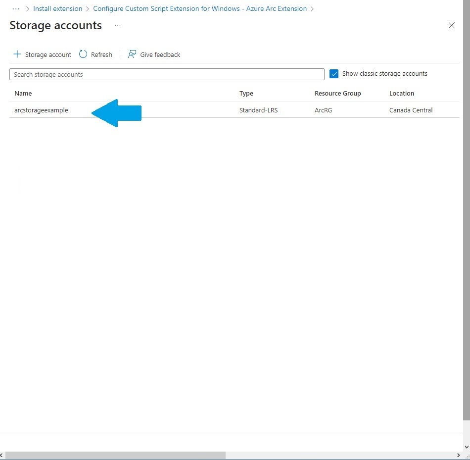 Picking the Storage Container