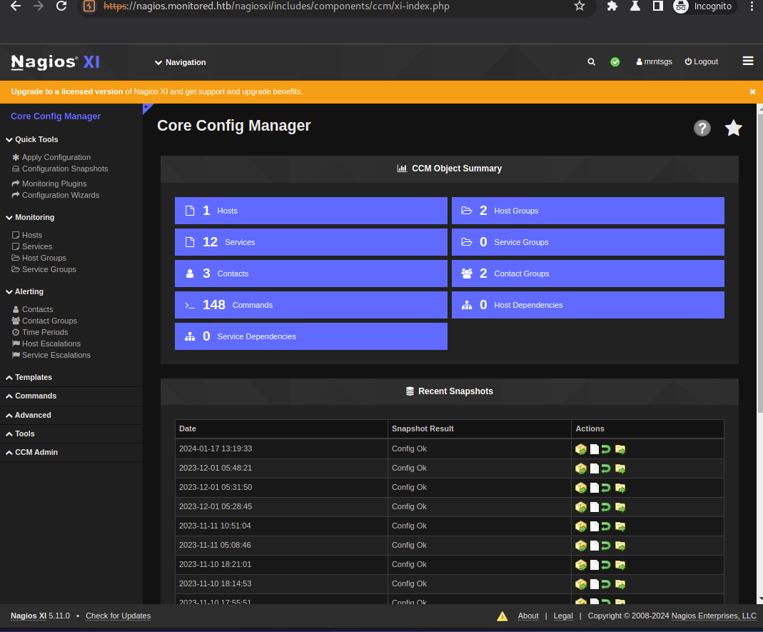 Core config Management