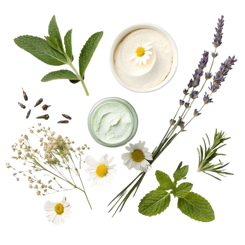 Doctor with essential oils