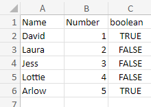 csv in excel