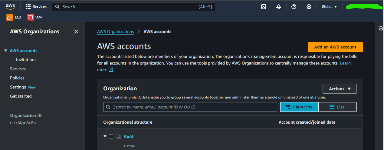 Where do you search for organizations
