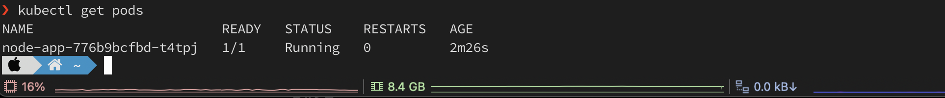 Kubernetes Pod Status Command