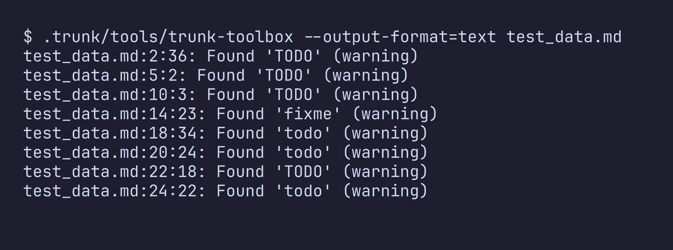 Running trunk-toolbox standlone