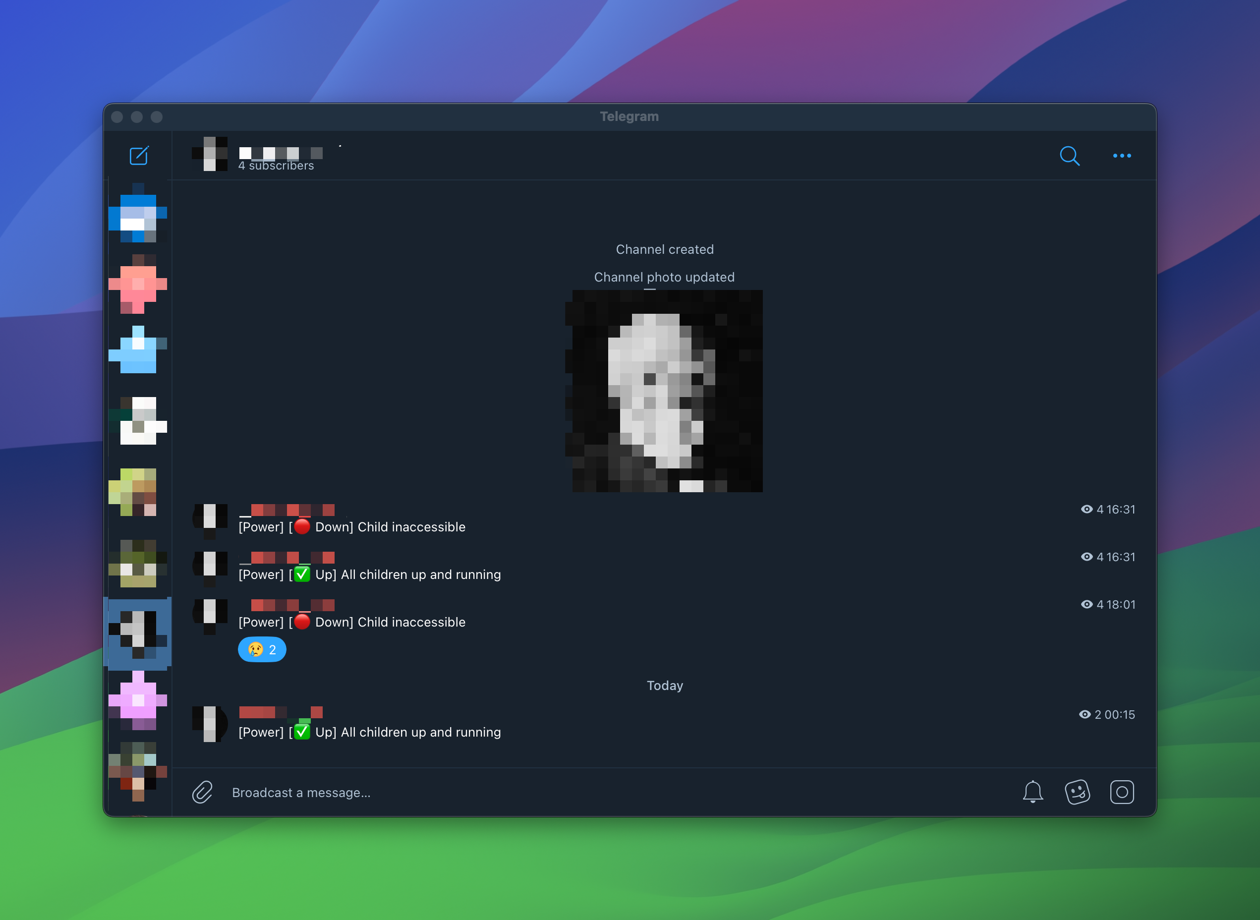 telegram notifications