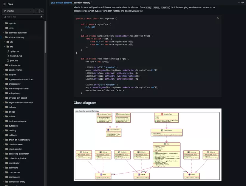 Design Patterns implemented in Java