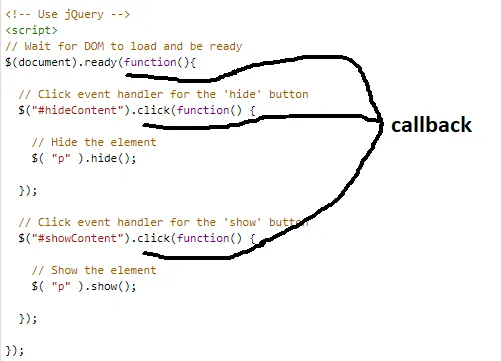jquery callbacks