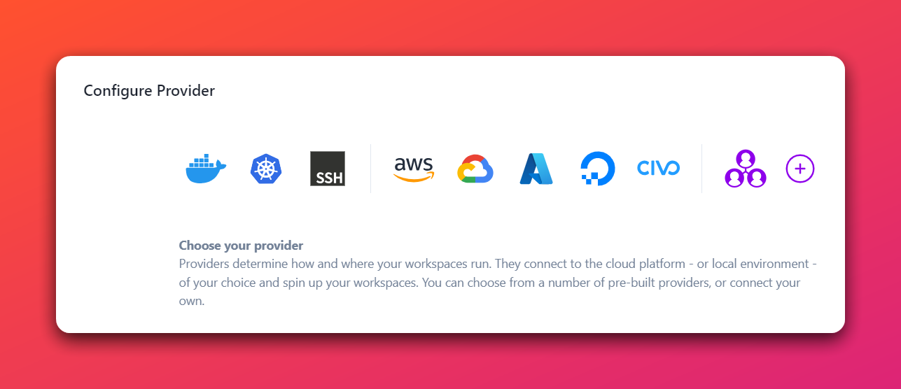 Configureation option