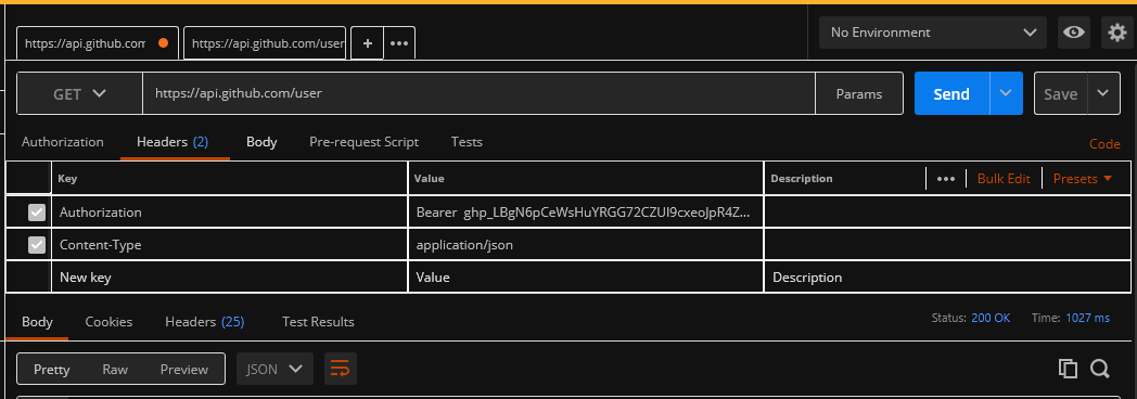 postman headers