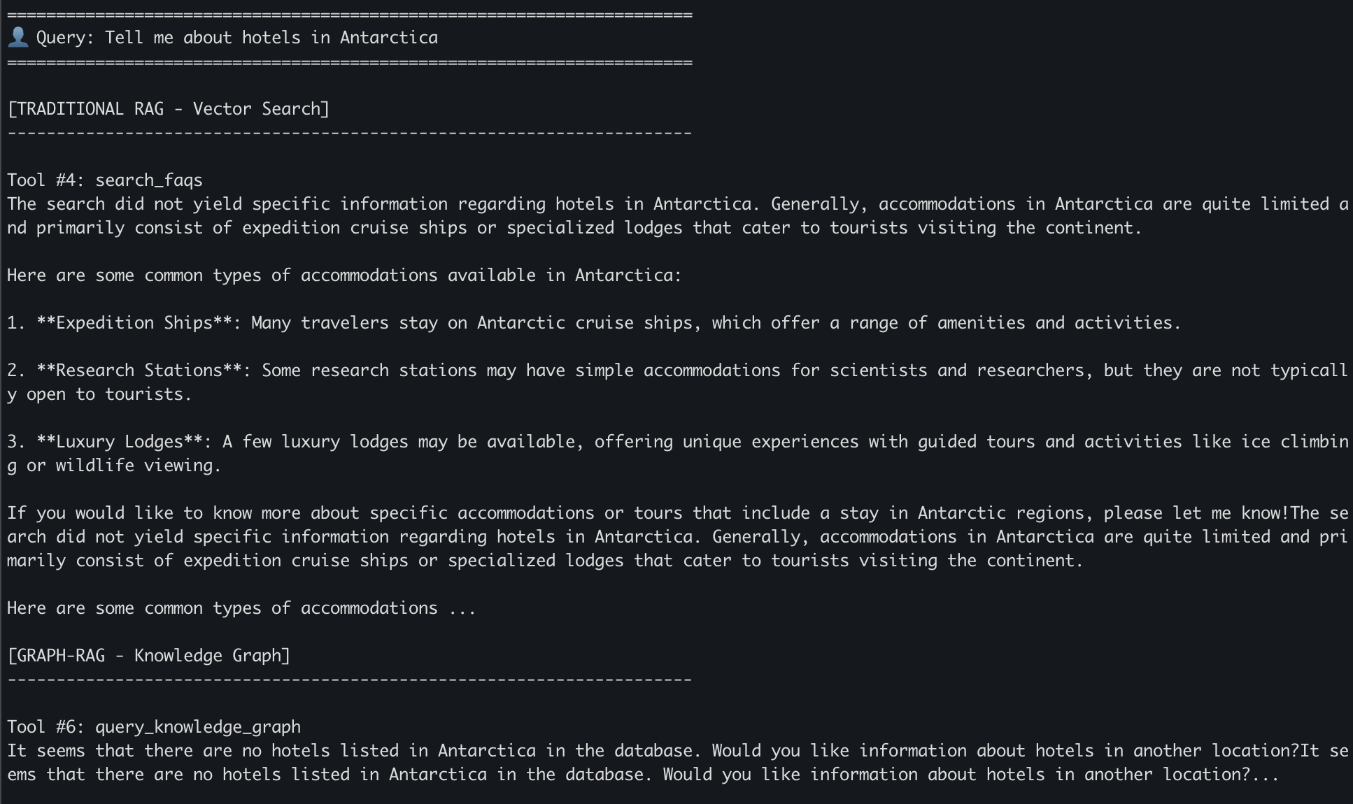 RAG vs GraphRAG Out of domain