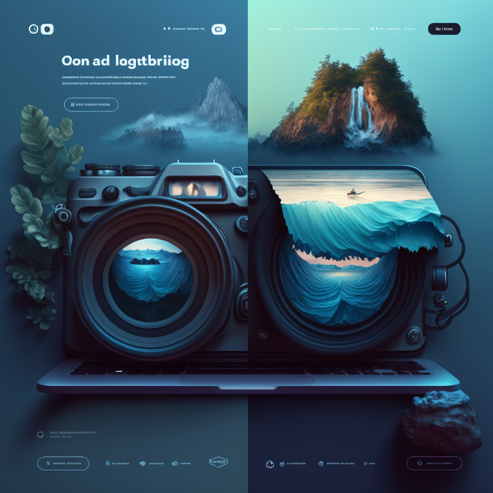 AI generated user interface for inspiration