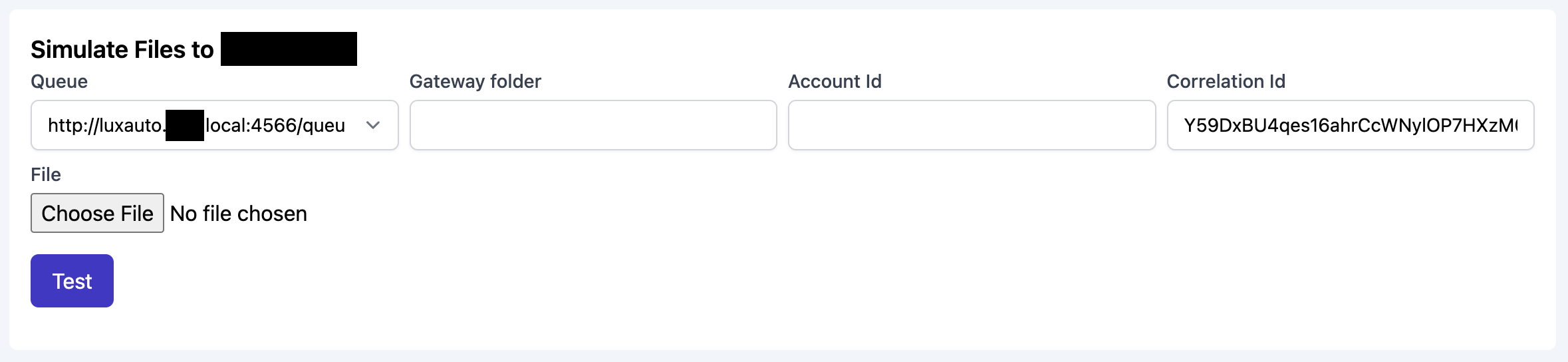 Locally running the file pipeline from start
