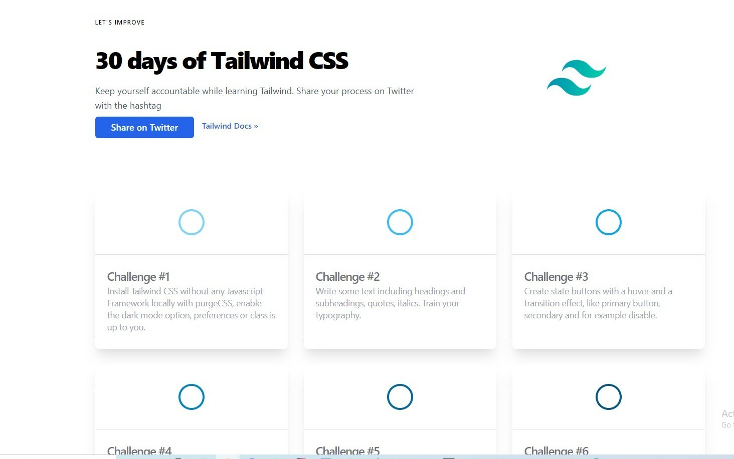 30days of tailwindcss