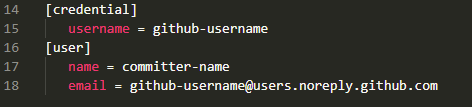 change user etc