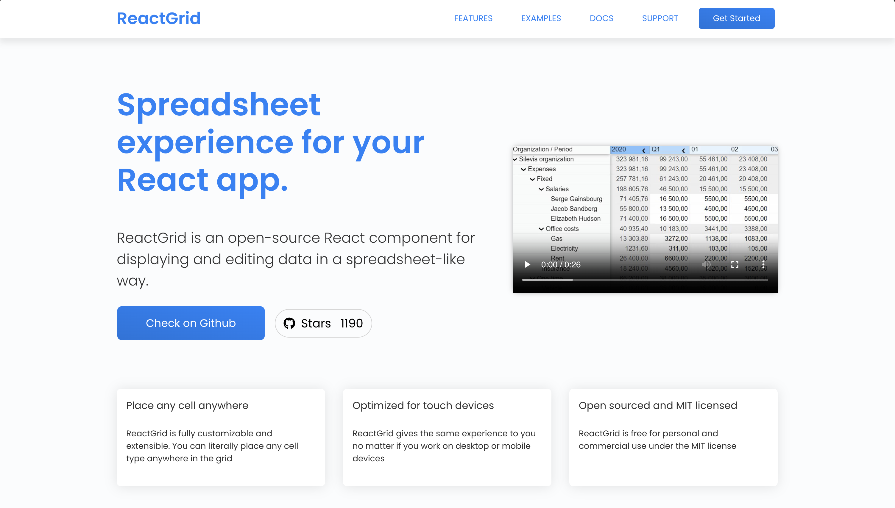 ReactGrid