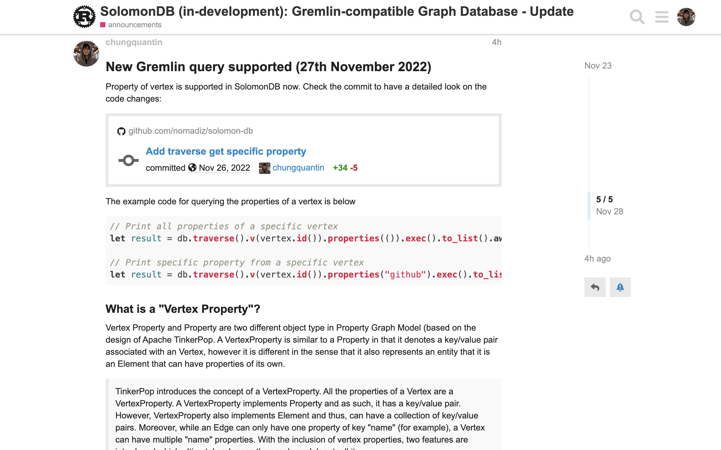 SolomonDB Announcement