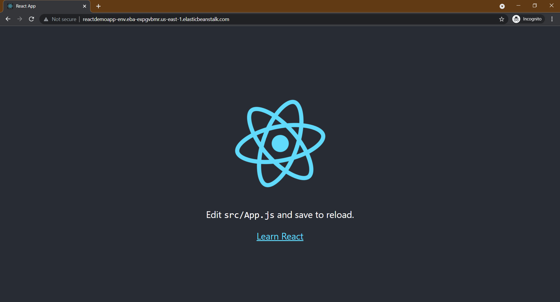 Deployed React Application