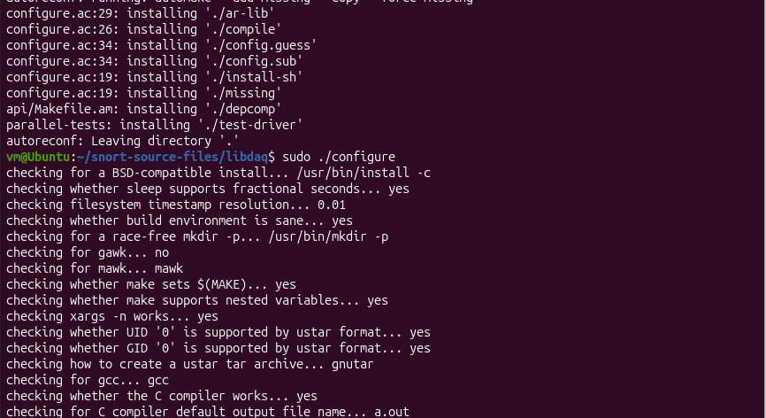 configure libdaq