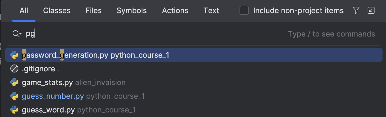 Search Everywhere Feature Demonstration