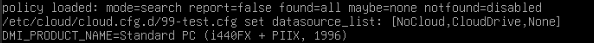 A line from the ds-identify log file. The script can now read the data sources list.