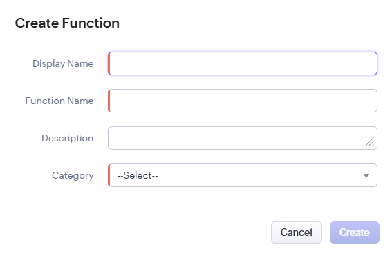 Create Function