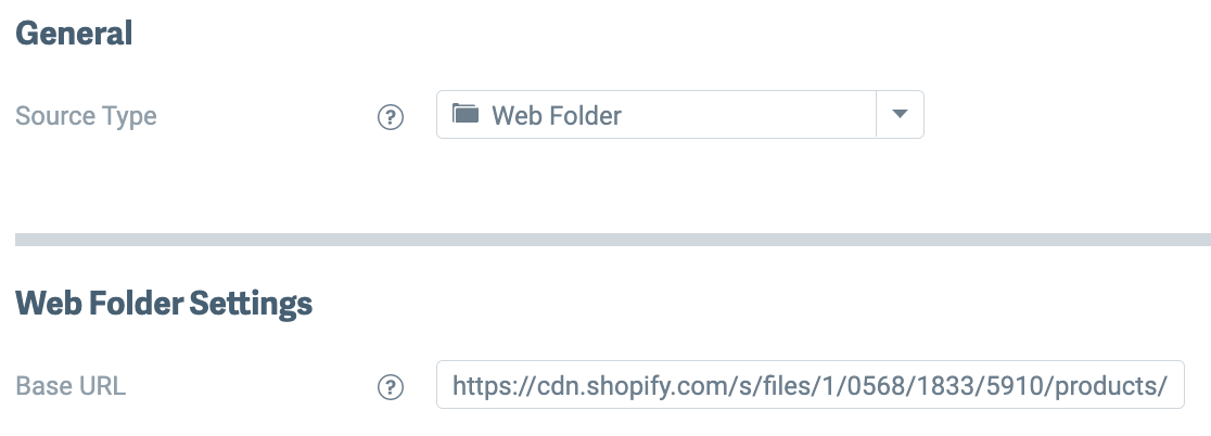 imgix webfolder setup for Shopify