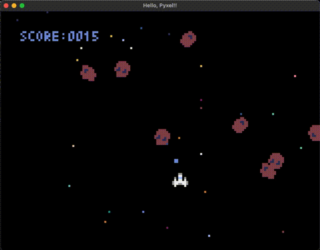 소행성 게임플레이